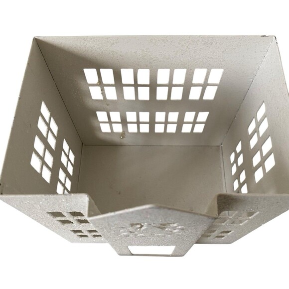 White Barn Co Bath & Body Works Glitter House Luminary Candle Holder Large Small - Picture 5 of 11